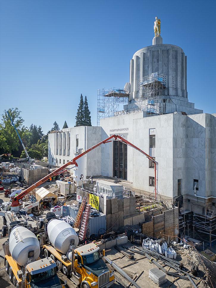Oregon State Capitol, Seismic Retrofit